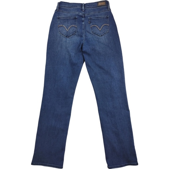 Levi’s Women’s blue 512 perfectly Slimming straight leg jeans size 28 - Picture 10 of 10